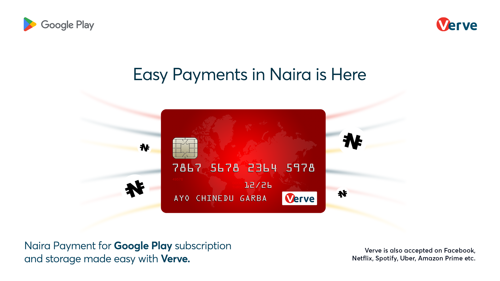 Nigerians Can Now Pay Locally on Google Play Store with Verve.